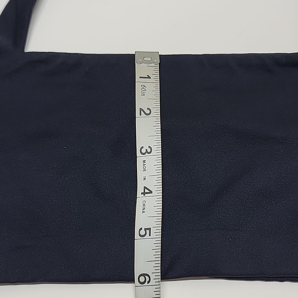 FREE PEOPLE INTIMATELY NWT BLACK BANDEAU BRALETTE HALTER SIZE M - L - Picture 8 of 9